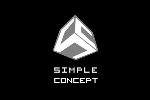 Simple Concept logo black